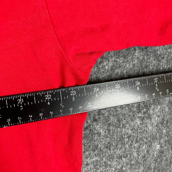 Structure T-Shirt Mens Size XL Red Casual USA Graphic Minimalist Logo Vintage - Picture 5 of 7
